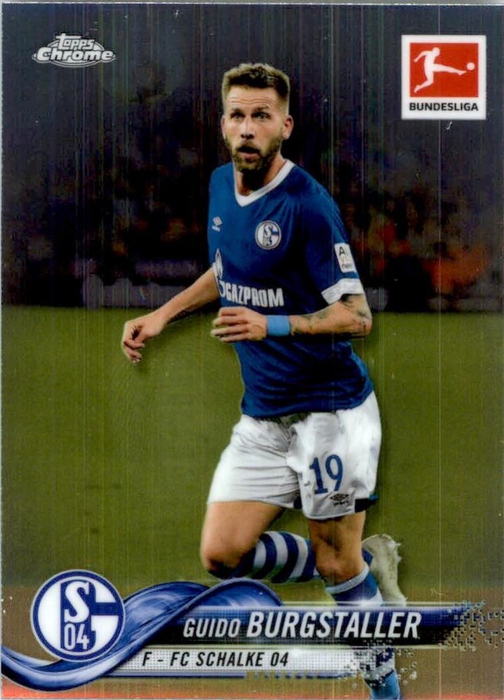 Guido Burgstaller 2018 Topps Chrome Bundesliga 74