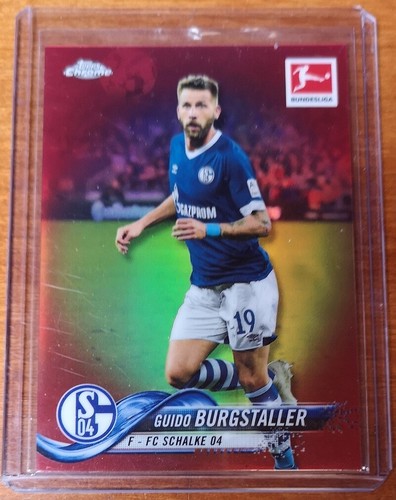 Guido Burgstaller 2018 Topps Chrome Red Refractor /10