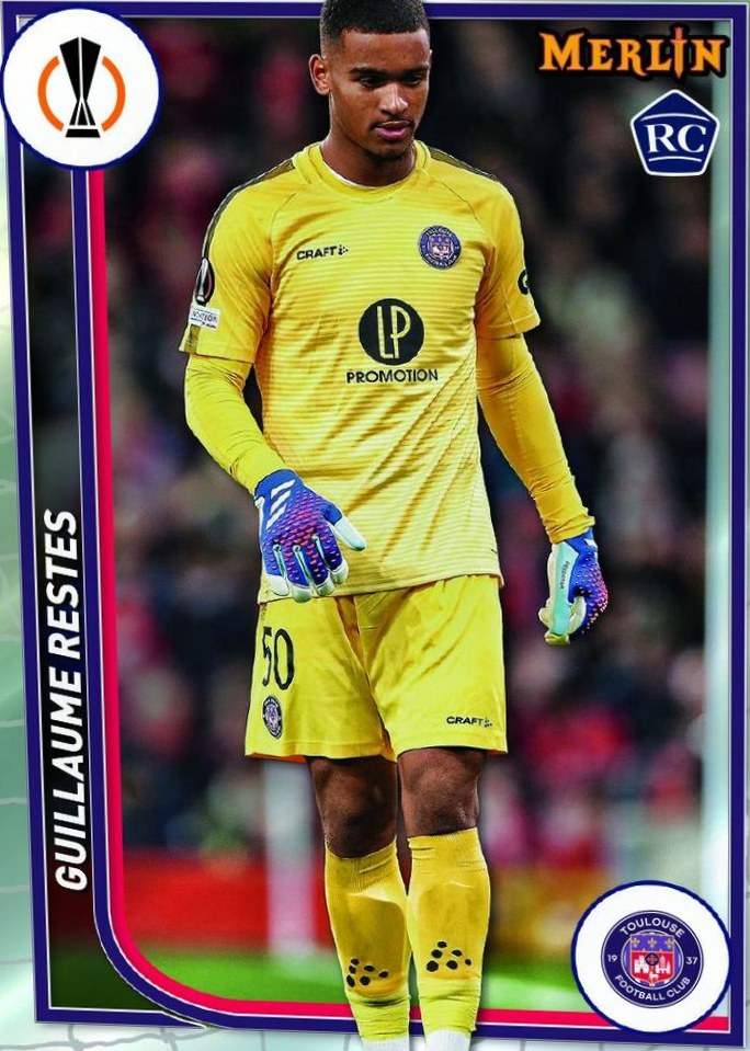 Guillaume Restes 2023 Topps Merlin UEFA Club Competitions