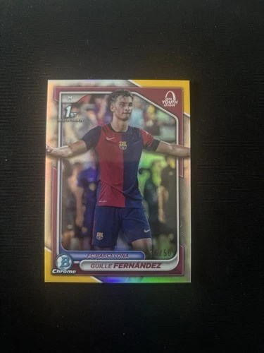 Guille Fernandez 2024 Topps Chrome Gold /50