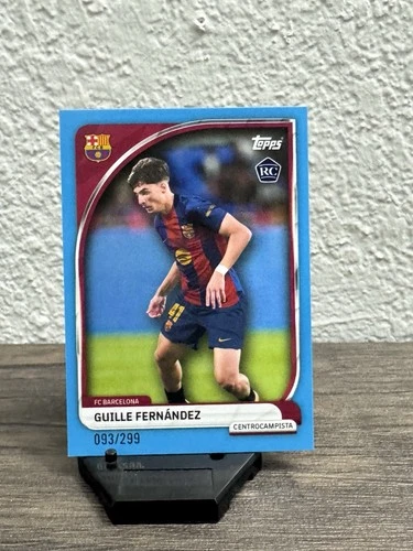 Guille Fernandez 2025 Topps Fan Set Light Blue /299