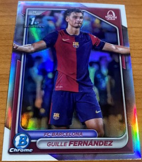 Guille Fernandez 2024 Topps Chrome UEFA #BU-GF