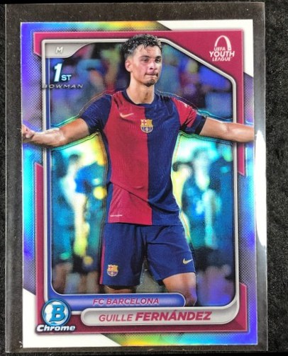 Guille Fernandez 2024 Topps Chrome UEFA Club Comp #GF