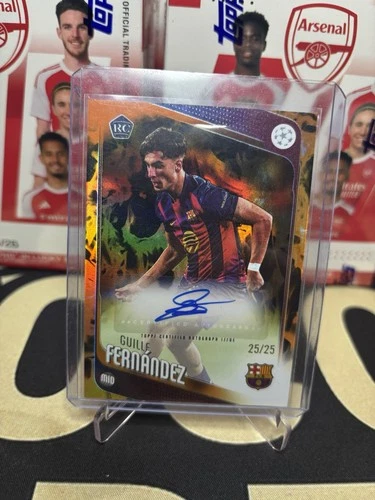 Guille Fernandez 2025 Topps UCC Flagship Orange /25