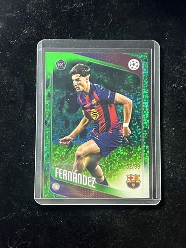 Guille Fernandez 2025 Topps UCC Green Raindrops /99