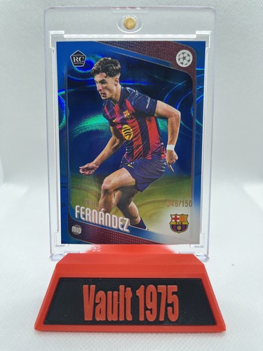 Guille Fernandez 2025 Topps UEFA Blue Raindrops /150