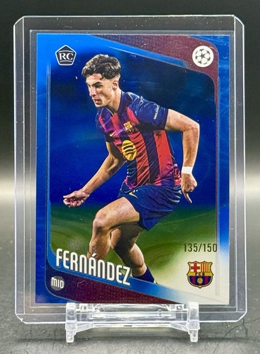 Guille Fernandez 2025 Topps UEFA Club Competition Blue Foil /150