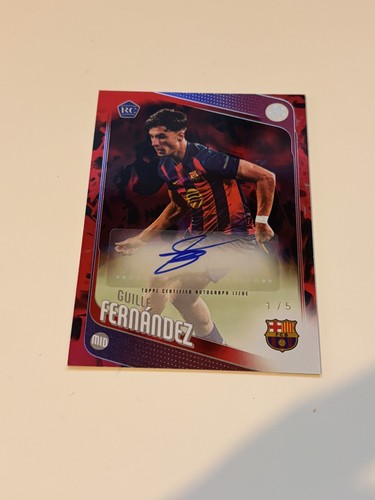 Guille Fernandez 2025 Topps UEFA Club Competitions 1/5