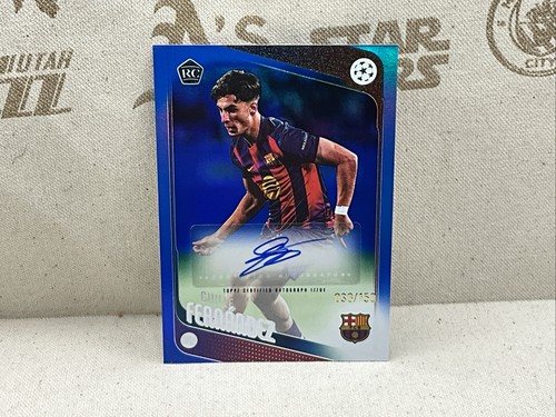 Guille Fernandez 2025 Topps UEFA Club Competitions Blue