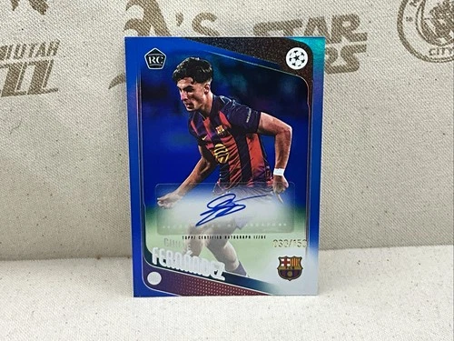 Guille Fernandez 2026 Topps UEFA Club Competitions Blue