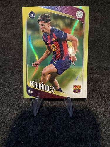 Guille Fernandez 2025 Topps UEFA Club Competitions Giallo
