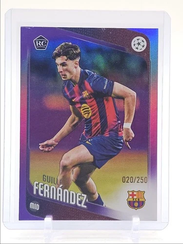 Guille Fernandez 2025 Topps UEFA Purple /250
