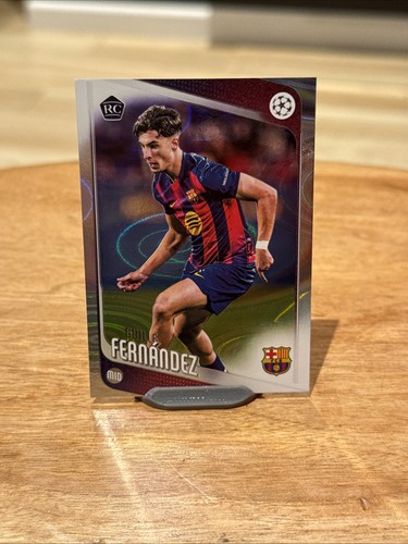 Guille Fernandez 2025 Topps UEFA Silver Raindrop