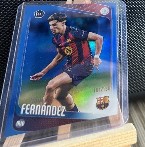 Guille Fernandez 2025 Topps UEFA UCC Blue /150
