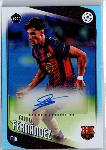 Guille Fernández 2025 Topps UCC UEFA