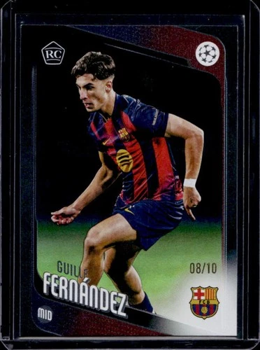 Guille Fernández 2025 Topps UEFA Black Foil /10