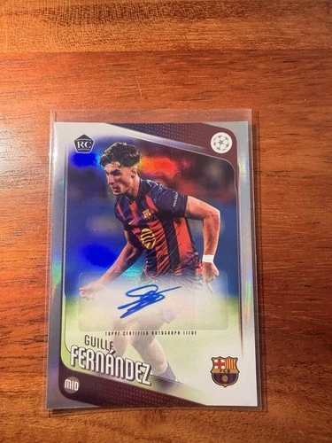 Guille Fernández 2025 Topps UEFA Holo