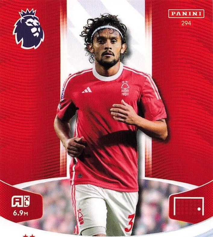 Gustavo Scarpa 2024 Panini Adrenalyn XL Premier League