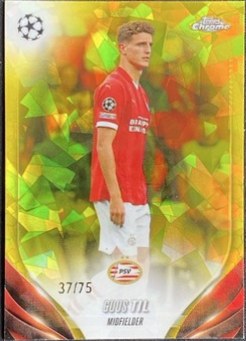 Guus Til 2023 Topps Chrome Sapphire Gold /75