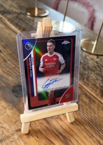 Gyokeres 2026 Topps Chrome Premier League Black Refractor /10
