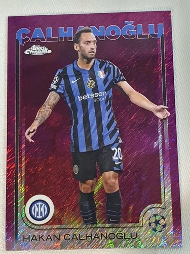 Hakan Calhanoglu 2025 Topps Champions League Chrome Unknown