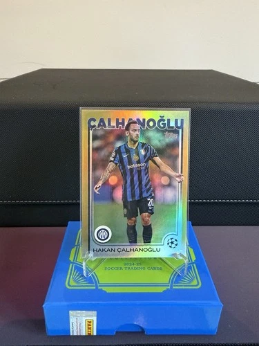 Hakan Calhanoglu 2024 Topps Chrome Gold Refractor /50