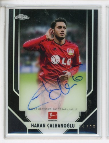 Hakan Calhanoglu 2025 Topps Chrome nero /10