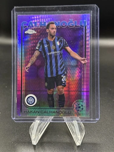 Hakan Calhanoglu 2024 Topps Chrome Purple Hyper /299