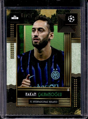 Hakan Calhanoglu 2025 Topps Deco UEFA Green /75