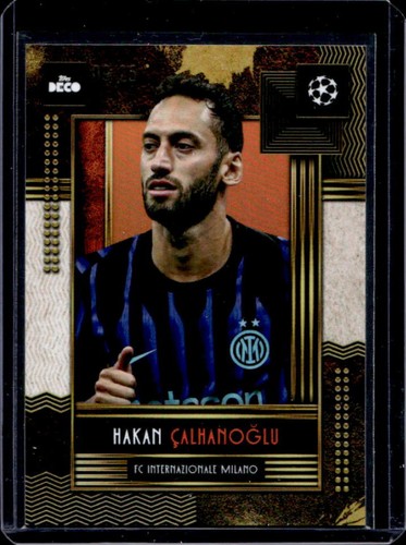 Hakan Calhanoglu 2025 Topps Deco UEFA Orange /25