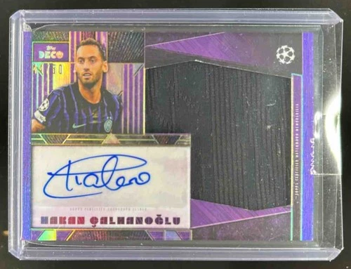 Hakan Calhanoglu 2025 Topps Deco UEFA Purple /50