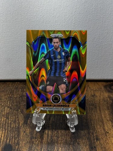 Hakan Calhanoglu 2025 Panini FIFA Club World Cup Gold Seismic Prizm /10