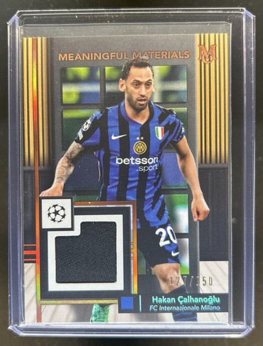 Hakan Calhanoglu 2024 Topps Museum Citrine /150