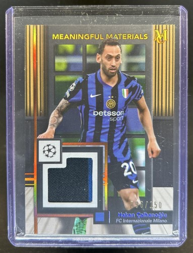Hakan Calhanoglu 2024 Topps Museum Citrine /150
