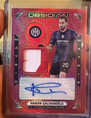 Hakan Calhanoglu 2021 Panini Obsidian Rouge /8