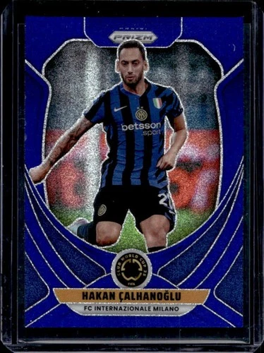 Hakan Calhanoglu 2025 Panini Prizm Blue Glitter /149