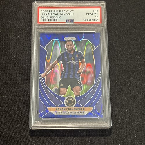 Hakan Calhanoglu 2025 Panini Prizm Blue Seismic /275