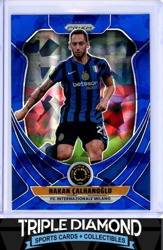 Hakan Calhanoglu 2025 Panini Prizm Club World Cup Blue Ice Prizm /175
