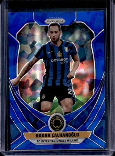 Hakan Calhanoglu 2025 Panini Prizm FIFA Club World Cup Blue Ice /175