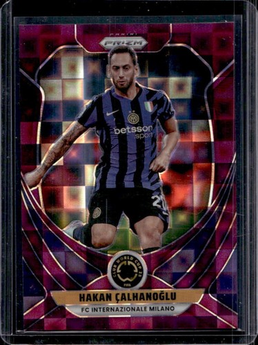 Hakan Calhanoglu 2025 Panini Prizm FIFA Club World Cup Purple Pandora /49