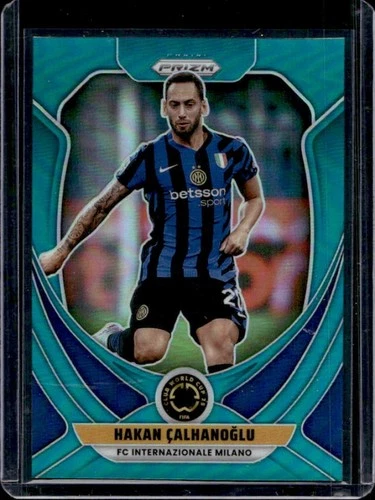 Hakan Calhanoglu 2025 Panini Prizm Sapphire Green /99