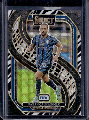 Hakan Calhanoglu 2024 Panini Select FIFA Zebra #135