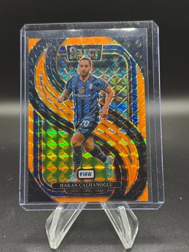 Hakan Calhanoglu 2024 Panini Select Orange Fluorescent Prizm /125