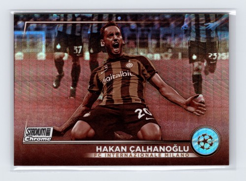 Hakan Calhanoglu 2022 Topps Stadium Club UEFA Sepia Prism /75