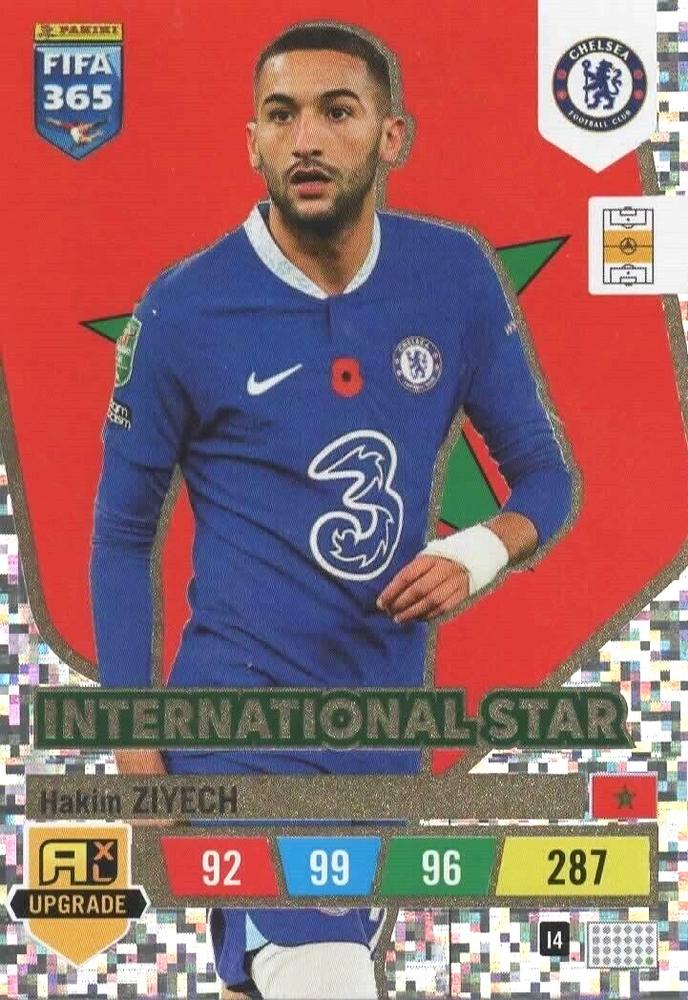 Hakim Ziyech 2023 Panini Adrenalyn XL FIFA 365 Upgrade