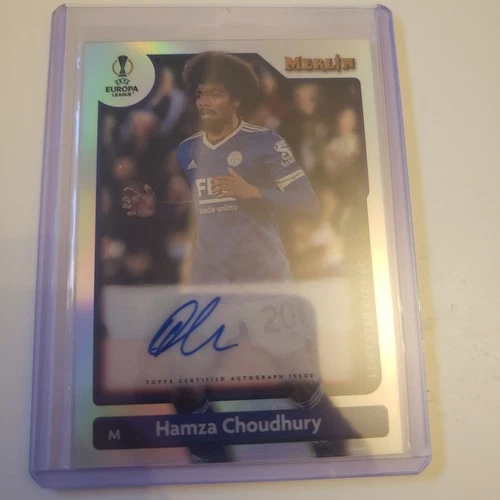 Hamza Choudhury 2021 Panini Merlin Chrome Silver