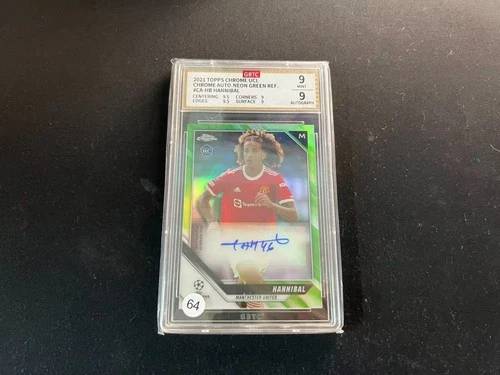 Hannibal 2021 Topps Chrome UEFA Soccer Neon Green /99