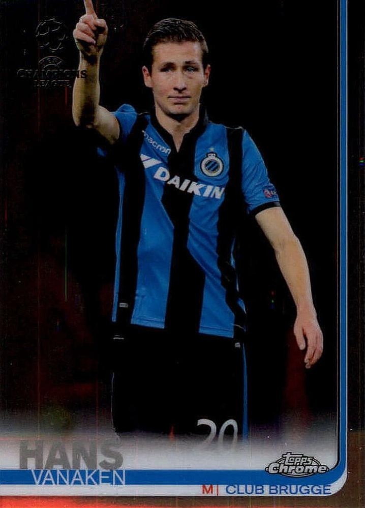 Hans Vanaken 2018 Topps Chrome UCC 16