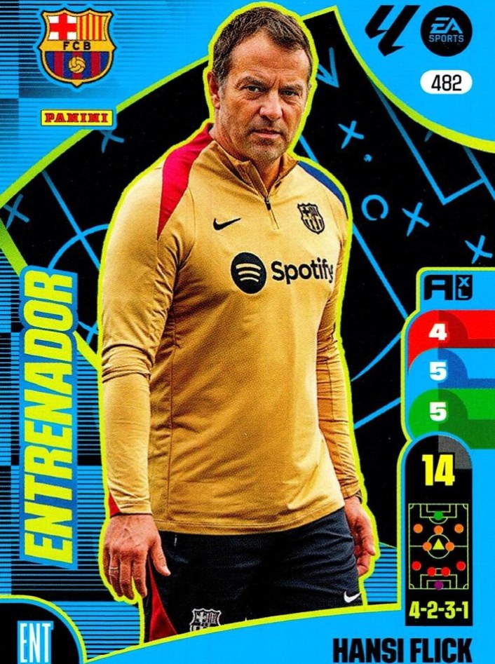Hansi Flick 2024 Panini Adrenalyn XL La Liga