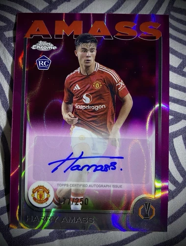 Harry Amass 2024 Topps Chrome Purple Lava /250